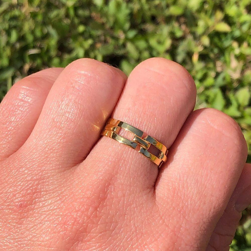 New! “Samantha” Gold Ring  - Picture 2 of 4